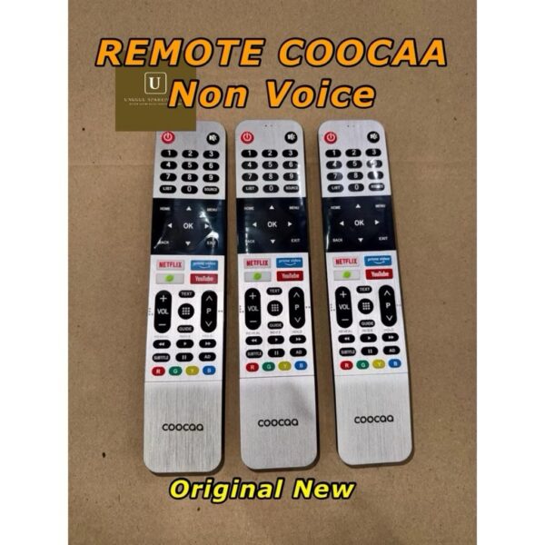 Remote TV COOCAA Android Silver Original New